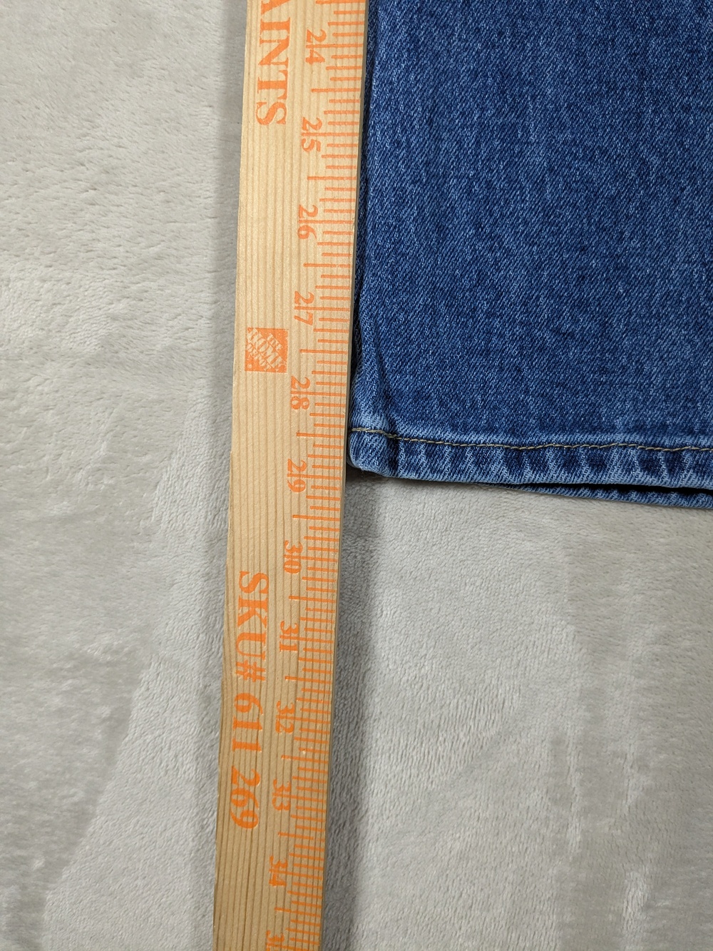 Hollister Baggy Carpenter Jeans W28 L30 Men's Blue Denim Workwear - Picture 6 of 9